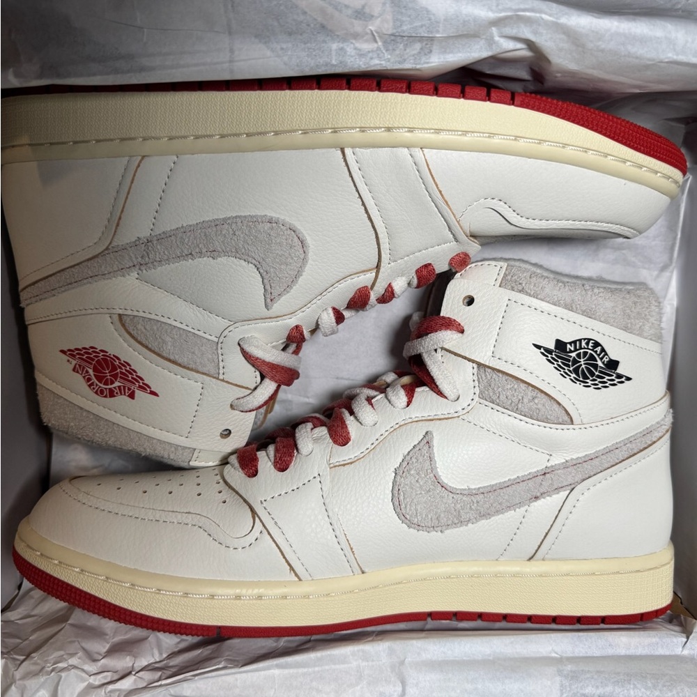 Nike Air Jordan 1 High OG Sail Cinnabar Light Bone | 10.5M / 12W | NWT
